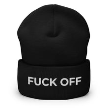 Load image into Gallery viewer, Fuck Off Cuffed Beanie
