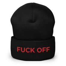 Load image into Gallery viewer, Fuck Off Cuffed Beanie
