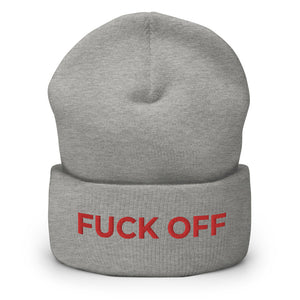 Fuck Off Cuffed Beanie