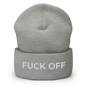 Fuck Off Cuffed Beanie